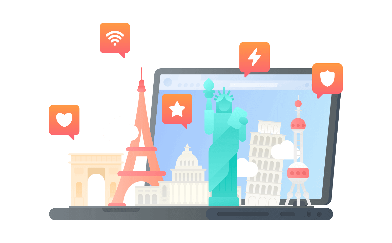 在布韦岛连接到中国vpn - 返华APP